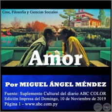  AMOR - Por MIGUEL NGEL MNDEZ - Domingo, 10 de Noviembre de 2019